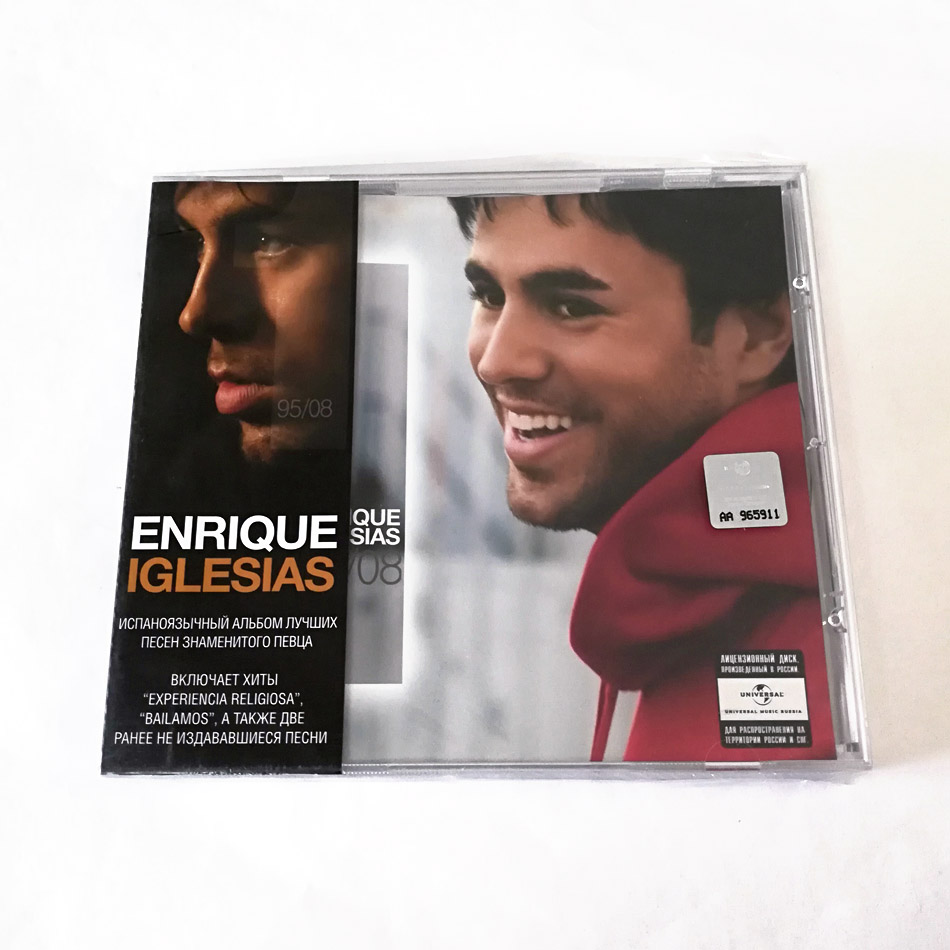 Enrique Iglesias 95/08 俄罗斯版 仅拆 CD Russia Enrique Iglesias 95/08 俄罗斯版 仅拆 CD Russia